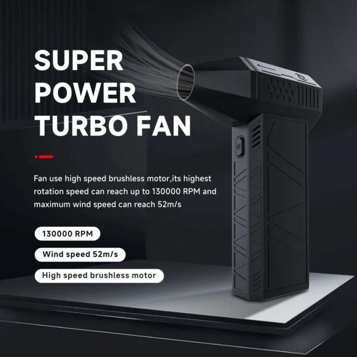 Mini Jet Fan - Compact and Portable Turbo Fan for On-the-Go Use | Bowlift