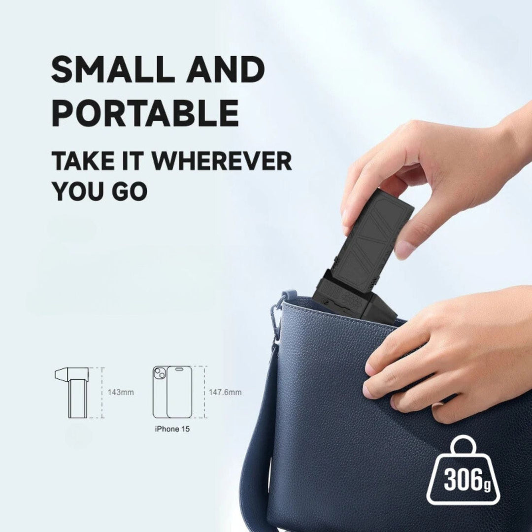 BowLift | Mini Jet Fan - Compact and Portable Turbo Fan for On-the-Go Use