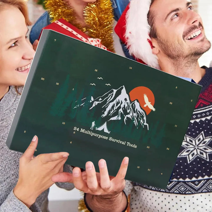 BowLift | SURVIVAL ADVENT CALENDAR – Men's Outdoor Kit with 24 Essential Tools 2025