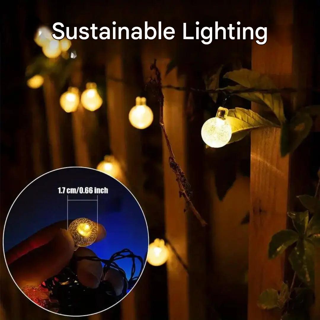 BowLift | Sustainable LED Light Chain - SolarGlow