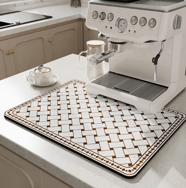 BowLift | SwiftSoak Kitchen Mat – Fast-Drying Diatomite Surface for a Hygienic, Tidy Kitchen