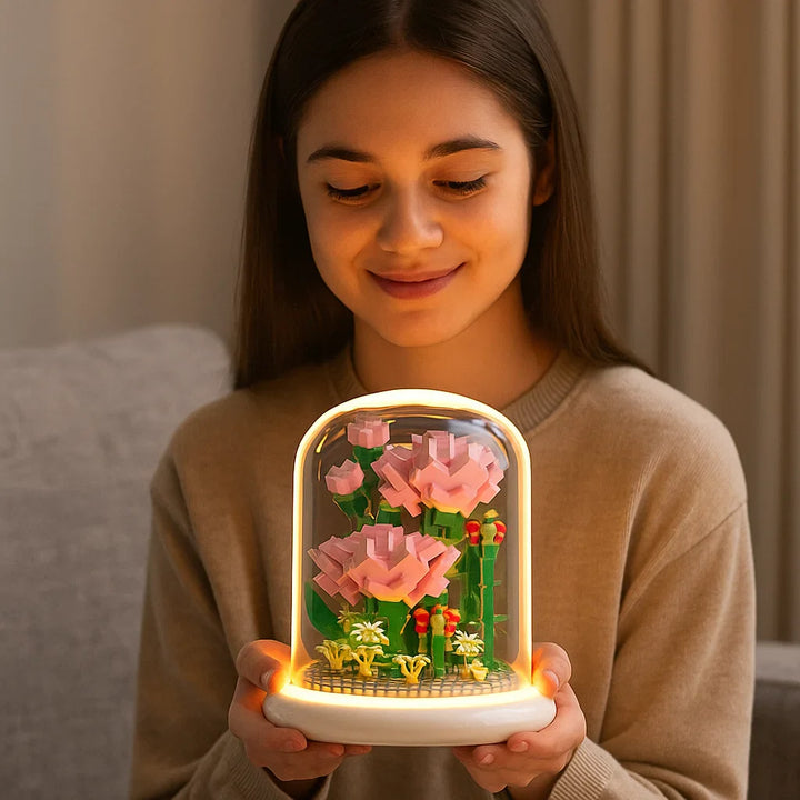BowLift | Noble Building Block Flower in Glass