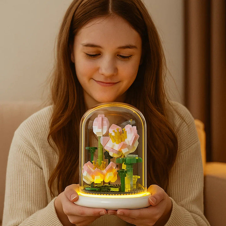 BowLift | Noble Building Block Flower in Glass