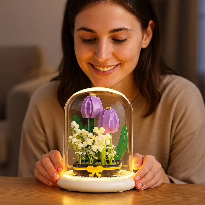 BowLift | Noble Building Block Flower in Glass
