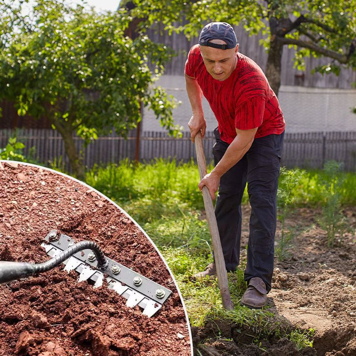 GardenTand Expert – Versatile hand rake made of carbon steel for precision work | Bowlift