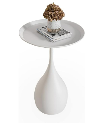BowLift | Beef Metal Table with Base Medieval Side Table in Modern Style