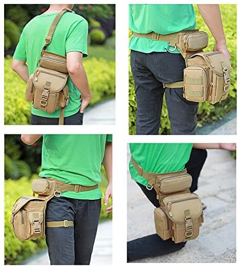 Durable Tactical Drop Leg Bag for Men – Water-Resistant Multi-Pocket Design | Bowlift