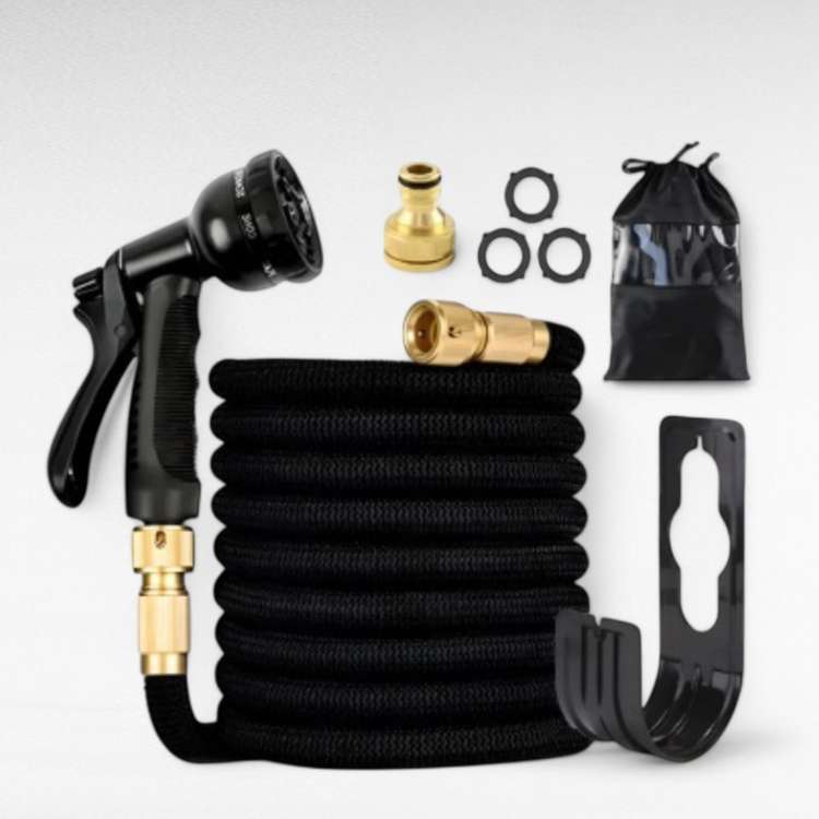 AquaGlide Expandable Garden Hose — Finally watering effortlessly without knots and stress | Bowlift