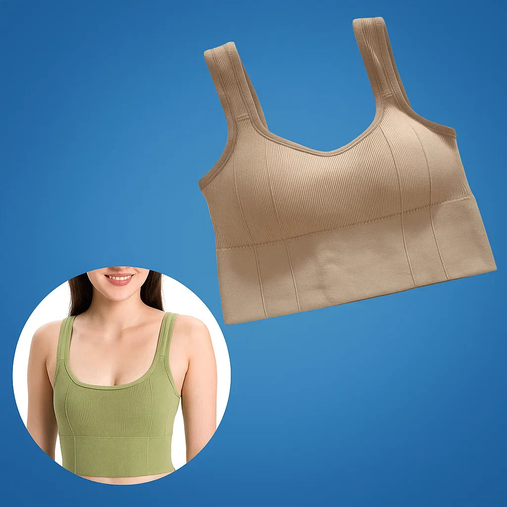 Cooling Quick-Dry Fabric – Medium Support Fit – Gym & Yoga Workout Bowlift