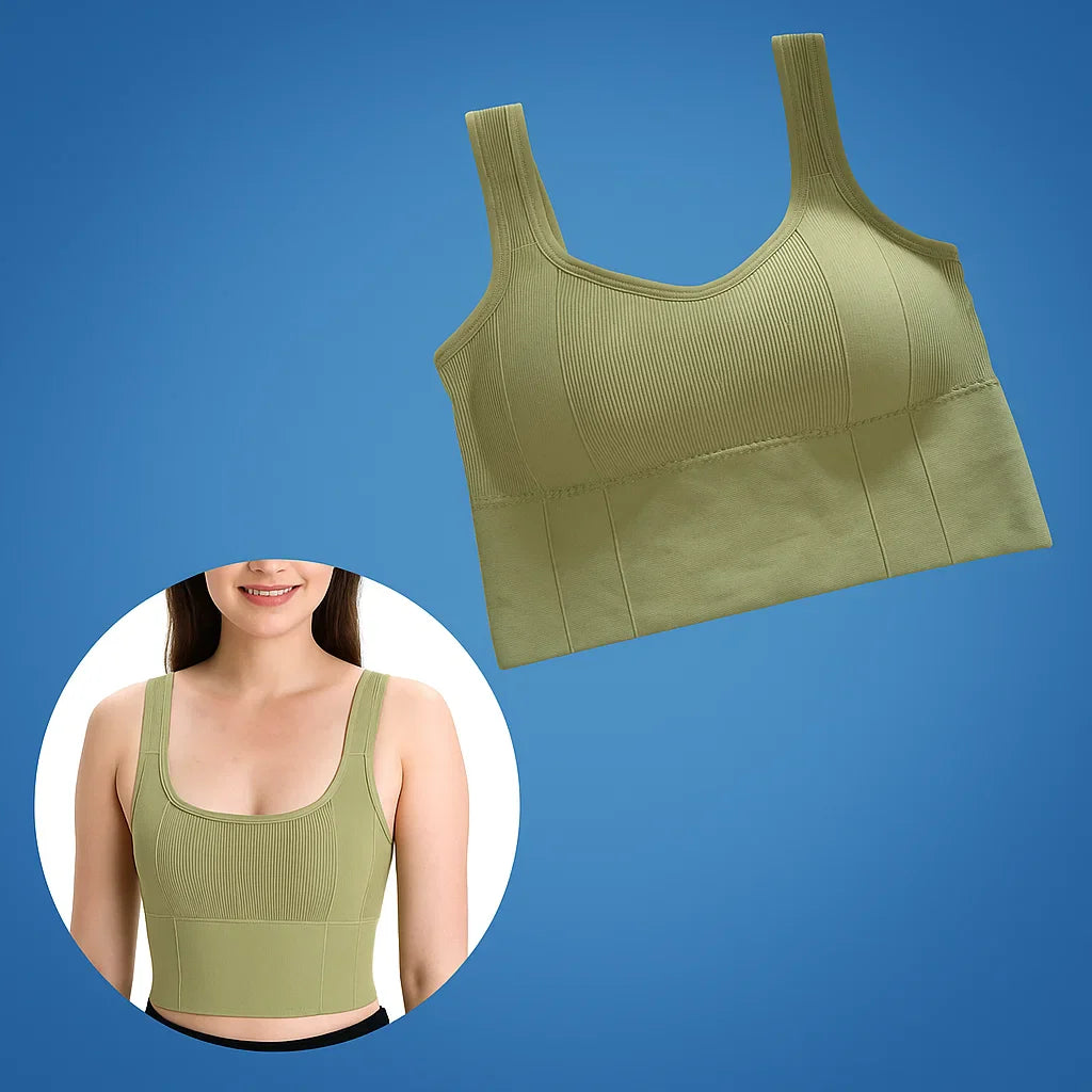 Cooling Quick-Dry Fabric – Medium Support Fit – Gym & Yoga Workout Bowlift