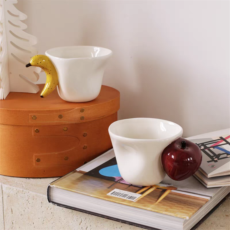 BowLift | Banana Apple Creative 3D Handle Coffee Mug