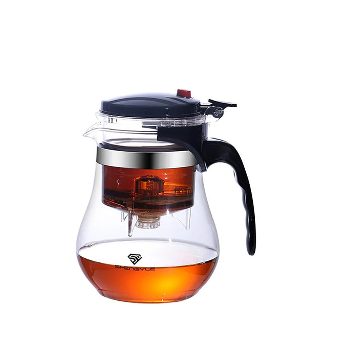 Tea Pot For Tea With Infuser Glass Kettle Heat Resistant Teapot | Bowlift