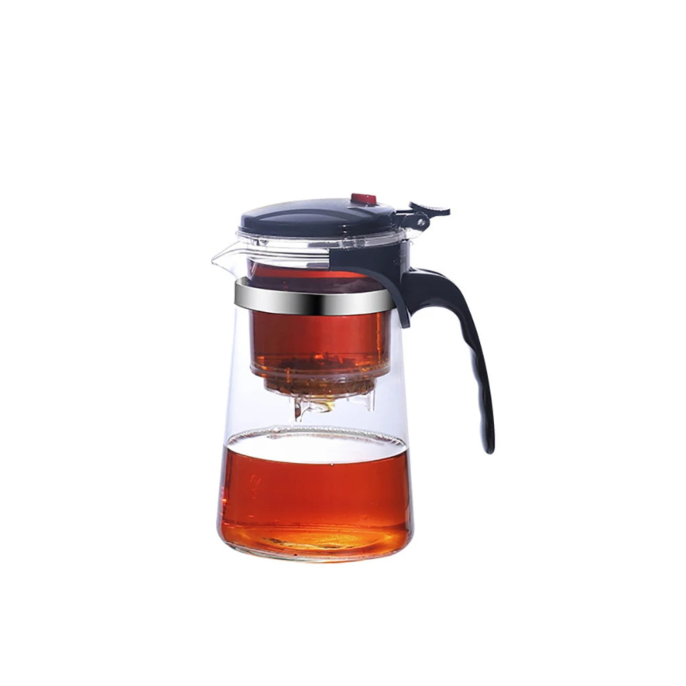 Tea Pot For Tea With Infuser Glass Kettle Heat Resistant Teapot | Bowlift