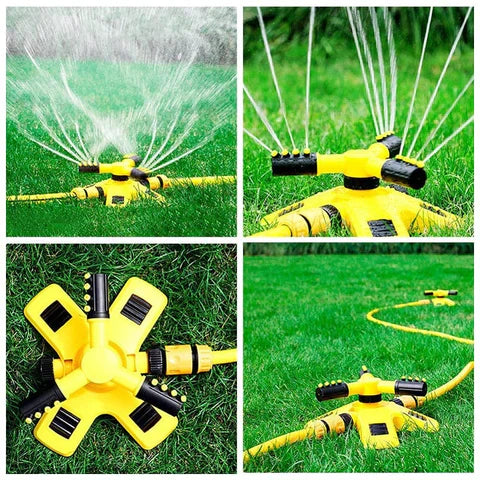 BowLift | Rotating Sprinkler for Lawn | 360° Coverage, Water-Saving Technology & Adjustable Spray for Efficient Garden Irrigation