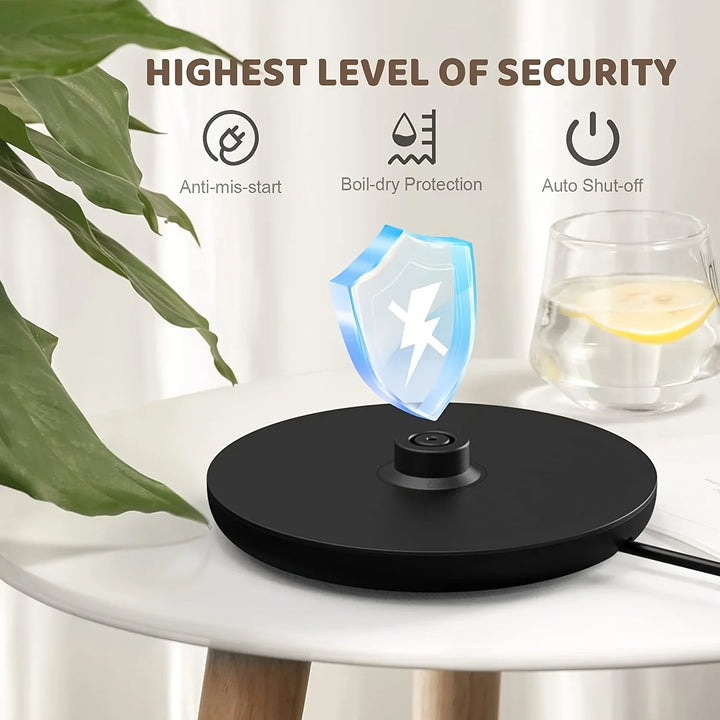 Temperature Control and LED Display Stainless Steel Electric Kettle | Bowlift