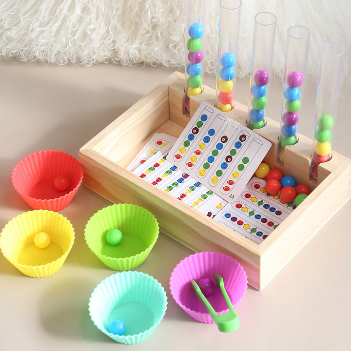 BowLift | Montessori Test Tube Colours and Numbers Play and Learning Set