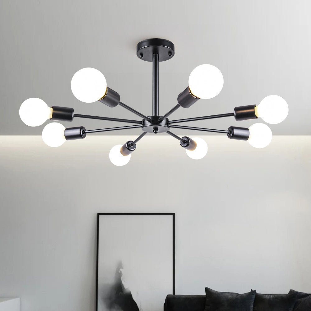 BowLift | Sputnik Chandelier for Semi-Recessed Installation