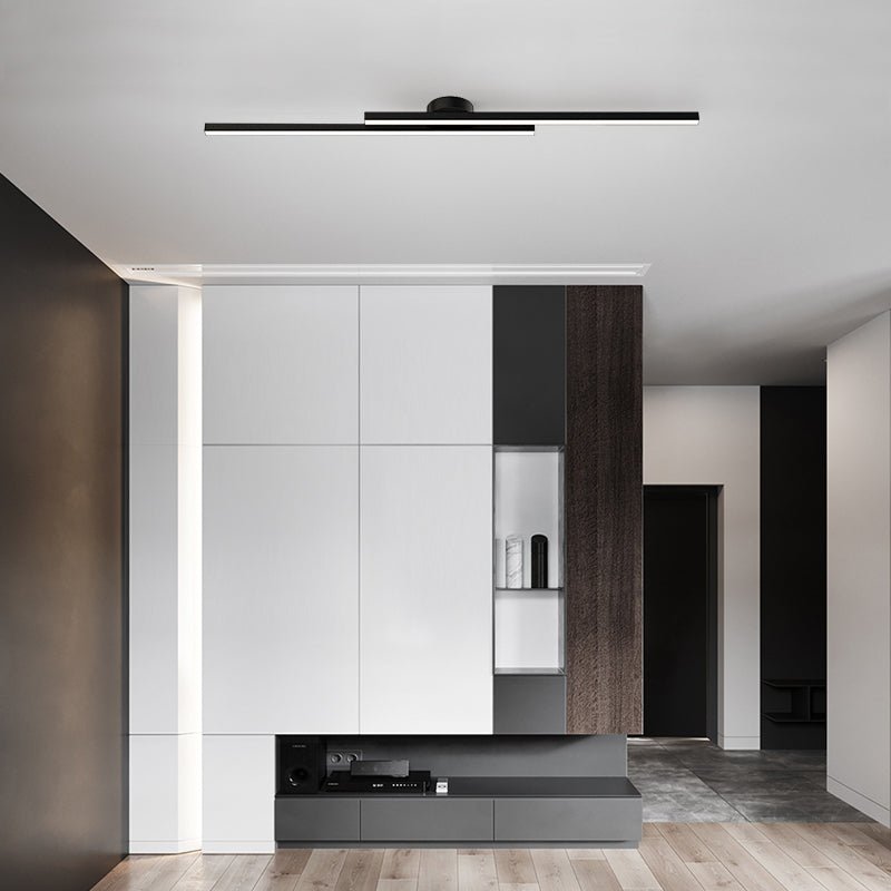 BowLift | Recessed Black LED Strips of Long Length