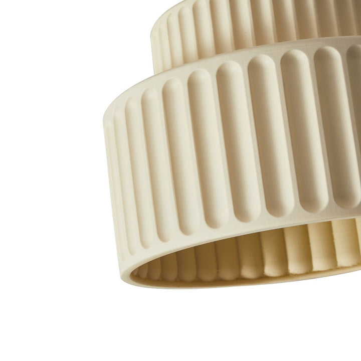 BowLift | Nordic Ceiling Lamp made of Ceramic in Cream Color