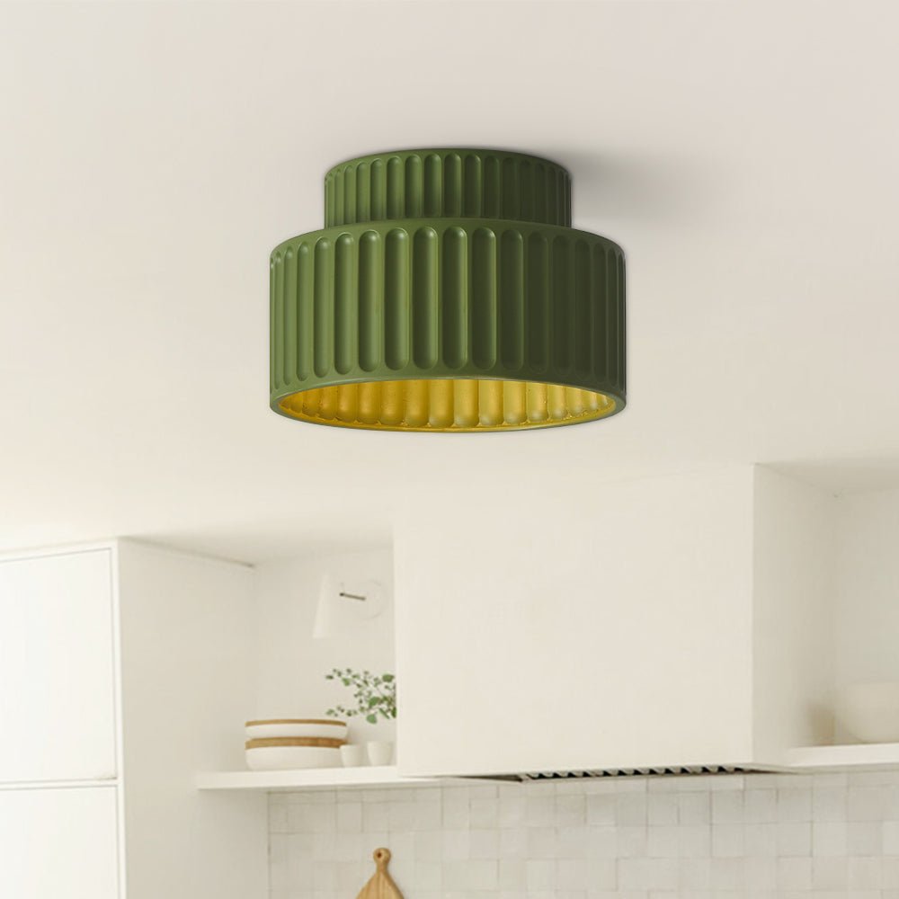 BowLift | Nordic Ceiling Lamp made of Ceramic in Cream Color