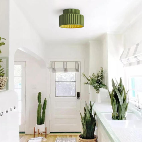 BowLift | Nordic Ceiling Lamp made of Ceramic in Cream Color