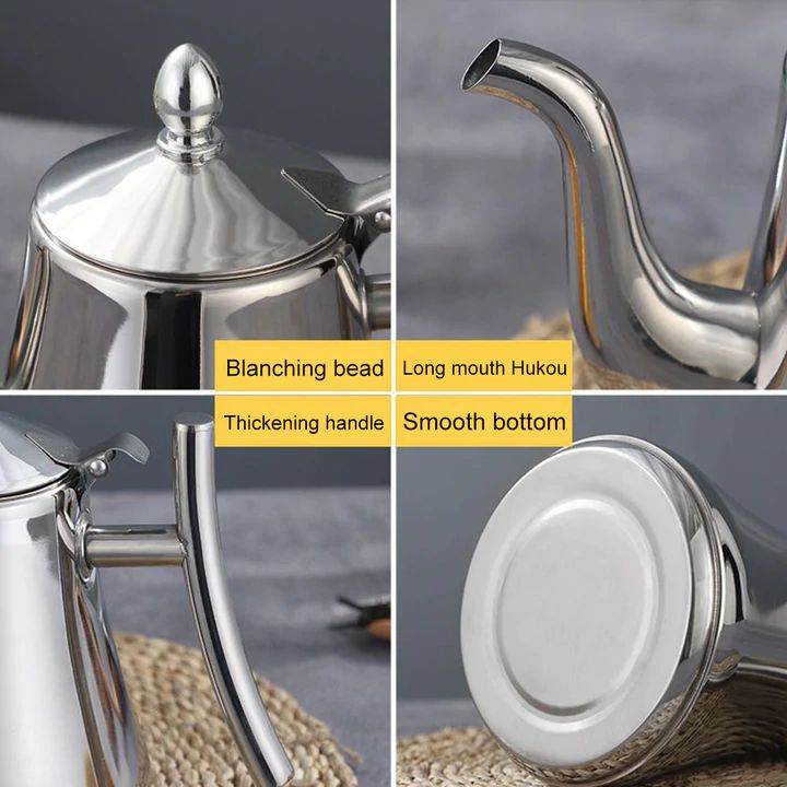 BowLift | Induction Kettle - Built-in Filter | Stainless Steel