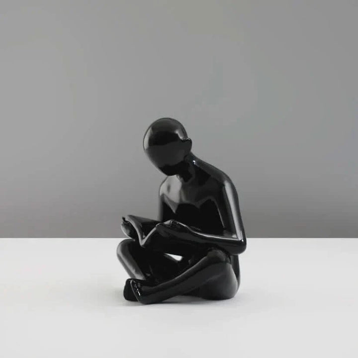 BowLift | Liam - Creative bookend with reading man sculpture