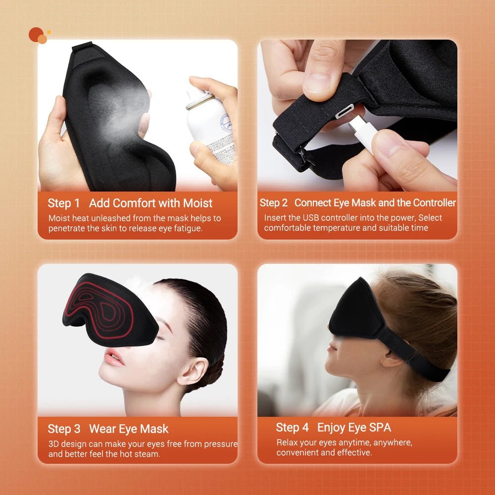 BowLift | ThermaEye 3D – Electric Heated Eye Mask with Far-Infrared & Temperature Control