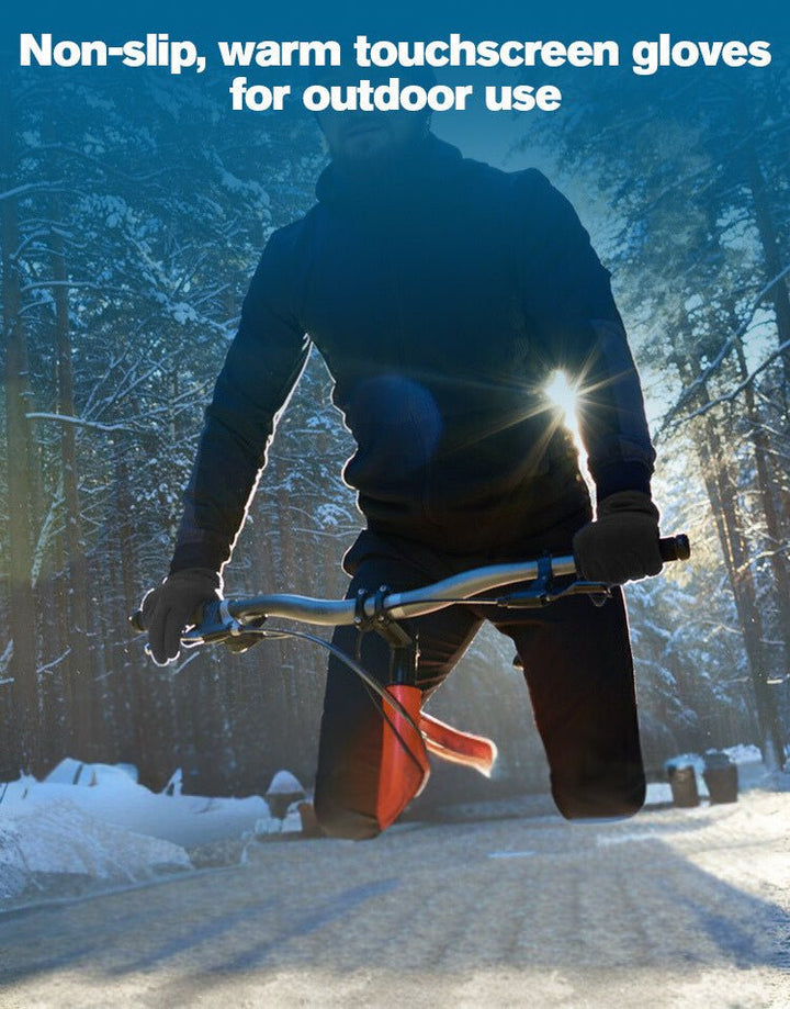 BowLift | Thermal Waterproof Cycling Gloves | Insulated, Breathable & Touchscreen Compatible for Cold Weather Outdoor Activities