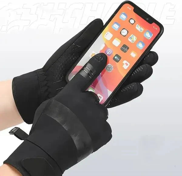 BowLift | Thermal Waterproof Cycling Gloves | Insulated, Breathable & Touchscreen Compatible for Cold Weather Outdoor Activities