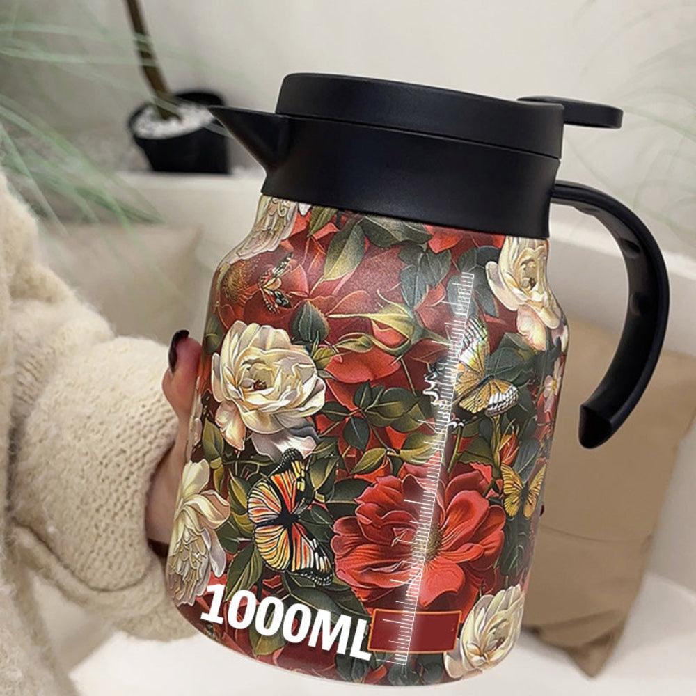 BowLift | Stainless Steel Thermal Teapot with Infuser – Vacuum Insulated 1L Tea Pot