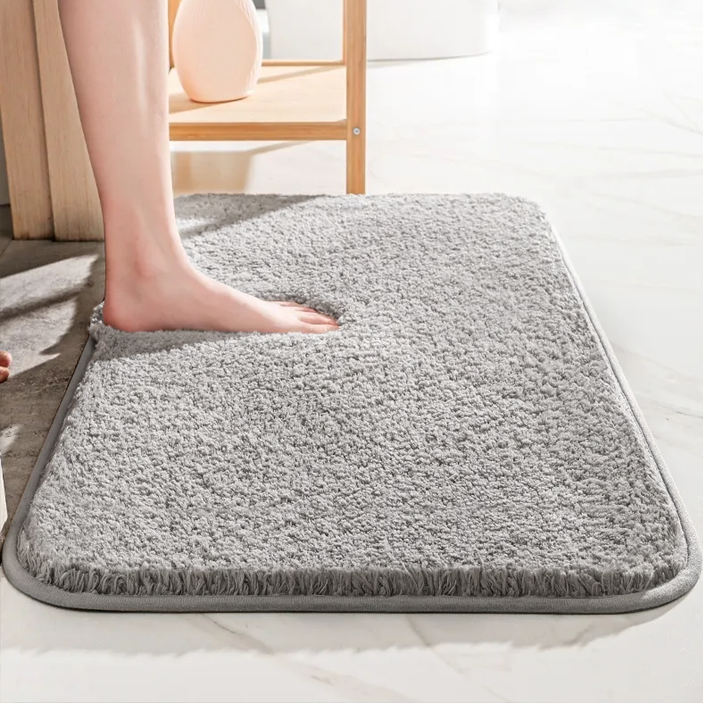 SoftStep Luxury Bath Mat – Extra Thick Microfiber Mat with Non-Slip and High Absorption | Bowlift