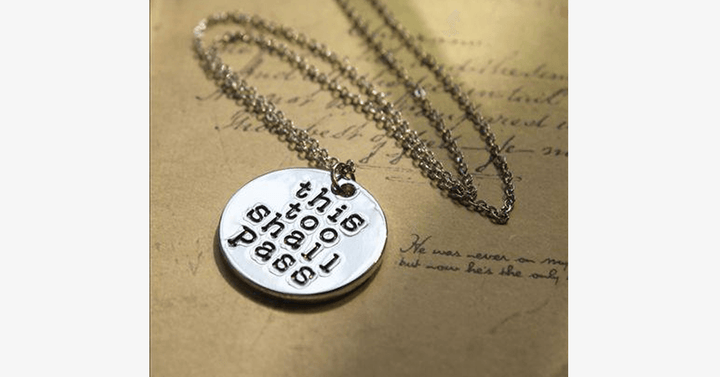 BowLift | This Also Will Pass Pendant Necklace
