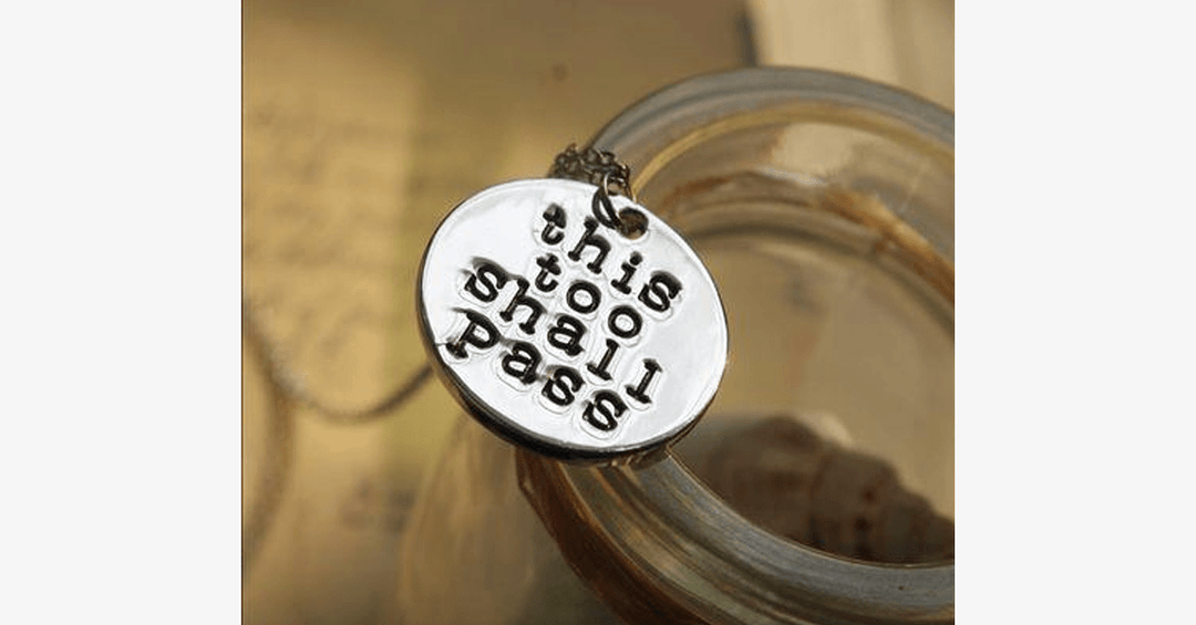BowLift | This Also Will Pass Pendant Necklace