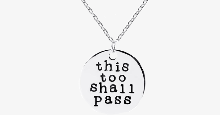 BowLift | This Also Will Pass Pendant Necklace