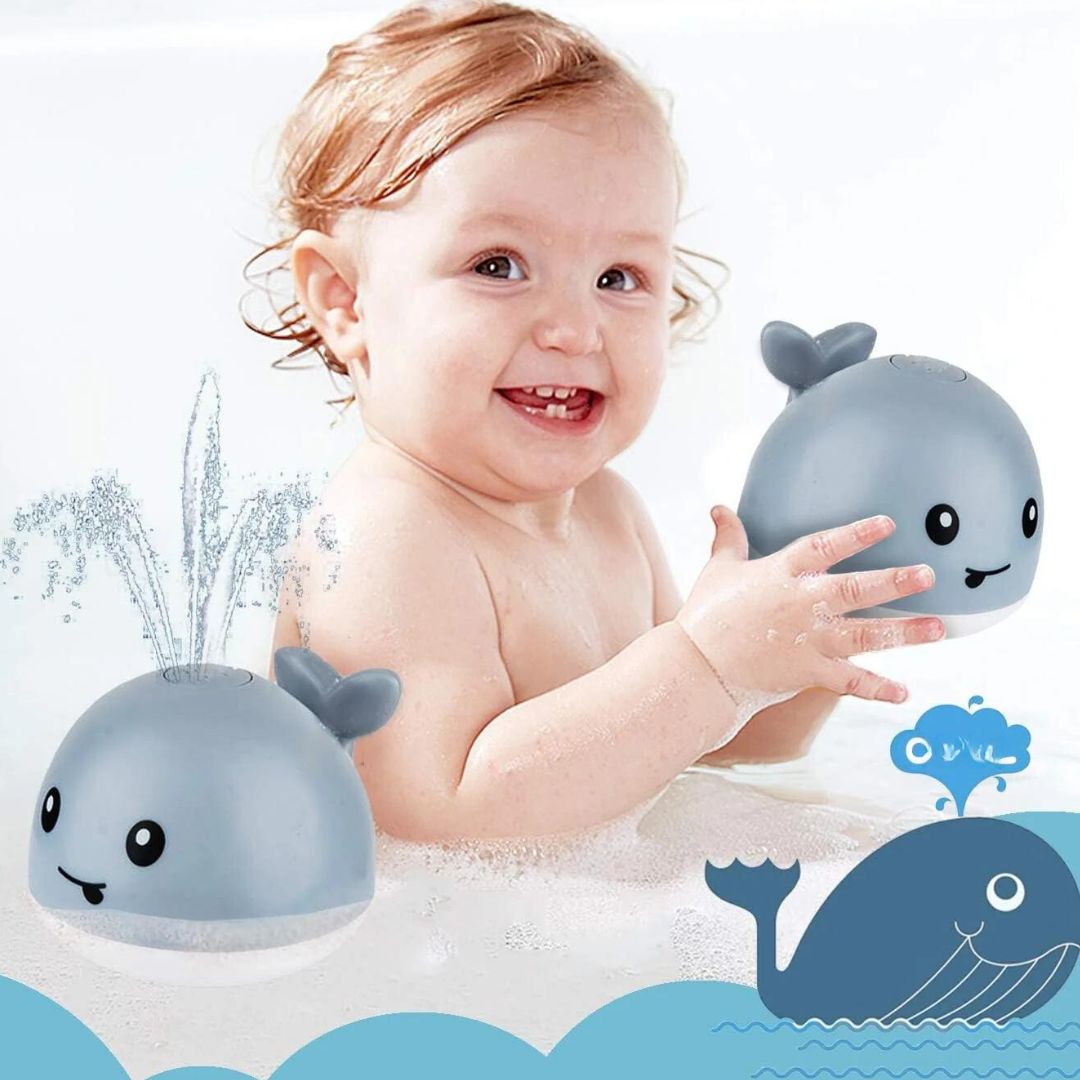 BowLift | Bath Toy Whale Fountain Water Sprayer