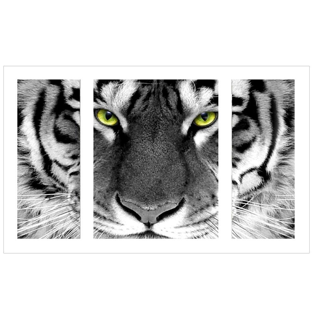 Black and White Tiger - GemPaint Kit | Bowlift