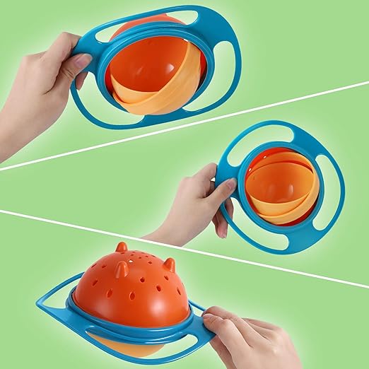 BowLift | Tilt-Proof and Spill-Free Gyro Bowl - SpinSnack