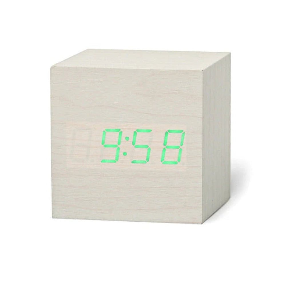 BowLift | ZENICUBE – Minimalist LED Alarm Clock with Time, Date & Temperature Display