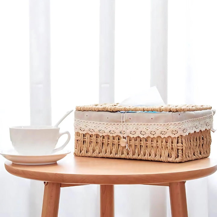 BowLift | Lunor Braided Woven Tissue Box