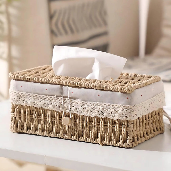 BowLift | Lunor Braided Woven Tissue Box