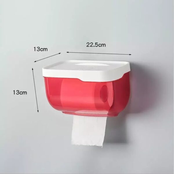 Tissue Roll Holder Adhesive Wall Mounted Bowlift