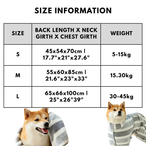 BowLift | Gentle Touch Dog Drying Towel Robe