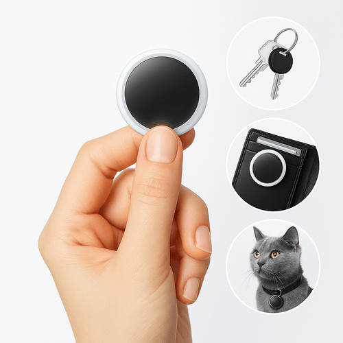 BowLift | TrackMate Mini – Bluetooth GPS Tracker for Keys & Valuables