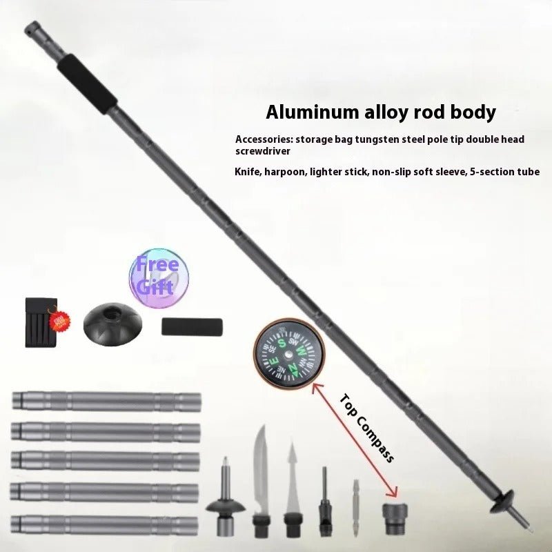BowLift | Trailforce – Multifunctional Tactical Hiking Stick for Survival & Adventure