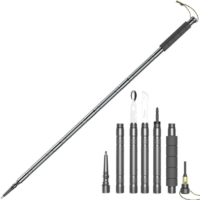 BowLift | Trailforce – Multifunctional Tactical Hiking Stick for Survival & Adventure