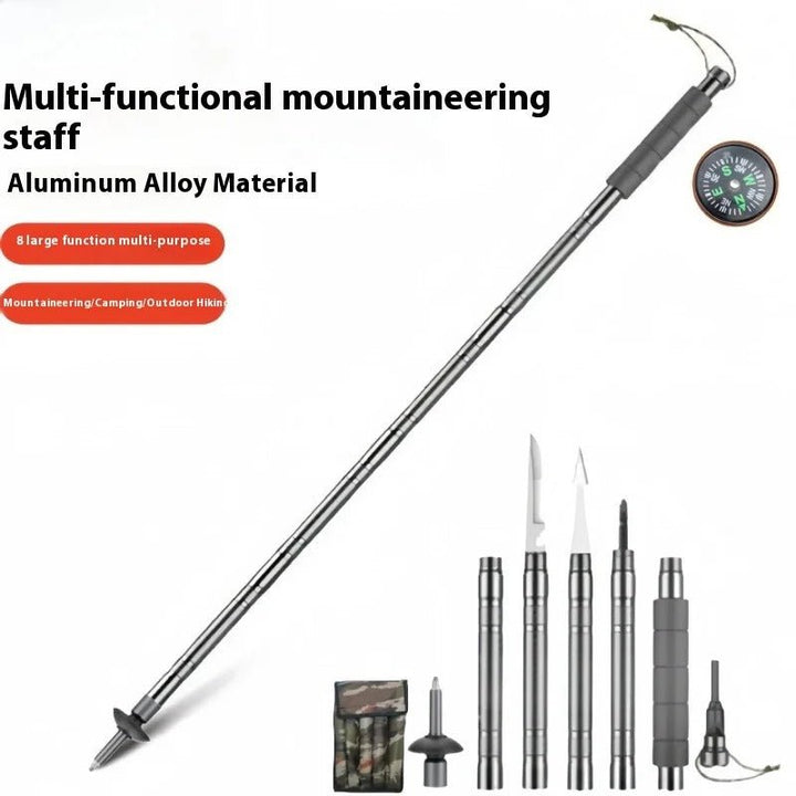 BowLift | Trailforce – Multifunctional Tactical Hiking Stick for Survival & Adventure