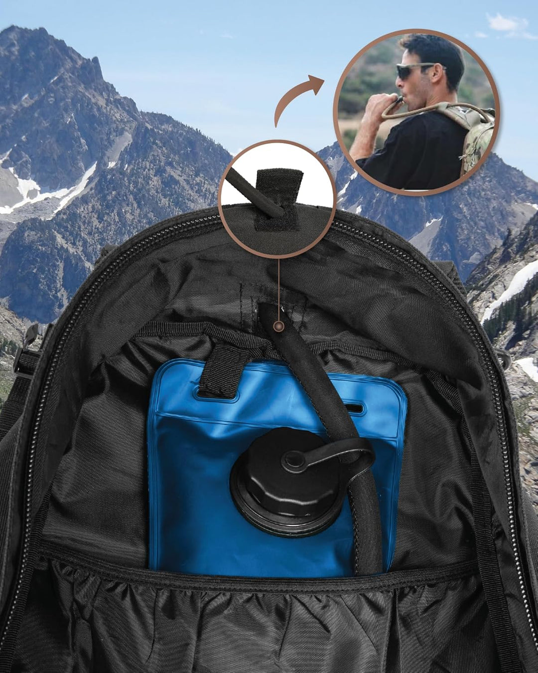 35L Outdoor Tactical Backpack with Molle System and Laptop Storage | Bowlift