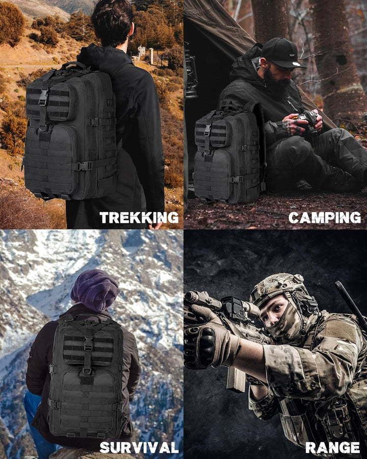 35L Outdoor Tactical Backpack with Molle System and Laptop Storage | Bowlift