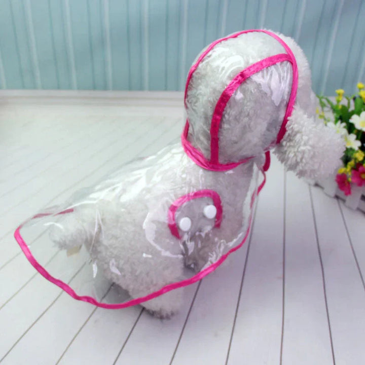 Transparent Waterproof Raincoat for Dogs - DryPaw Bowlift